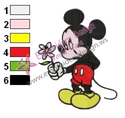 Mickey Mouse Cartoon Embroidery 27
